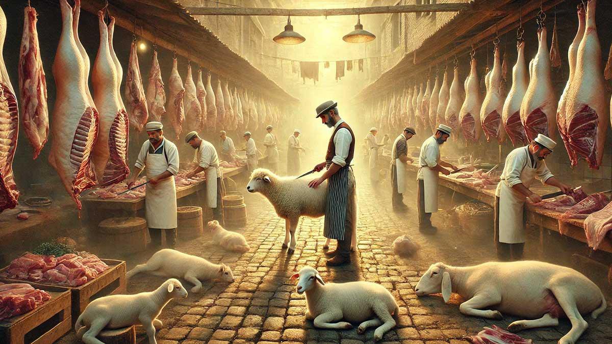 Slck100's tweet photo. “Koyunların masalı, eninde sonunda kasabın tezgâhında biter.”

✨Sürü Bilinci — Sahte Güvenlik

Koyun, sürüden ayrılmadığı sürece güvende olduğunu sanır. Herkes aynı yöne yürür, aynı sese uyar ve aynı çitin içinde yaşar. Sürüdeki çoğunluk, ona özgürlüğün değil, güvenliğin ölçüsüymüş gibi görünür. Oysa kalabalığın içinde olmak, tehlikeden uzak olmak anlamına gelmez.

Koyun bugünkü otunu yer. Yarın da yiyeceğini düşünür. Geleceğini sorgulamasına gerek yoktur; çünkü düzen ona her şeyin yolunda olduğunu hissettirir.

Koyun, kasabın niyetini öğrenmeden önce sürünün güvenine inanır. Çünkü bazen insanı sonuna götüren şey, yolun karanlığı değil; yürüdüğü yolun nereye çıktığını hiç sormamasıdır.