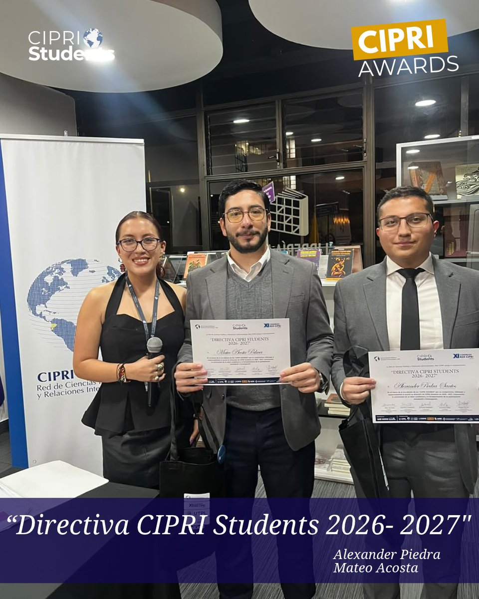 REDCIPRI's tweet photo. Primera Edición CIPRI Awards 🏆🎉

Gracias a todos y cada uno de ustedes, así como a las instituciones que forman parte de esta Red y que contribuyen al fortalecimiento de la academia y el involucramiento de más estudiantes y expertos a este espacio 🙌🌐 https://t.co/KgP7pzX8iC