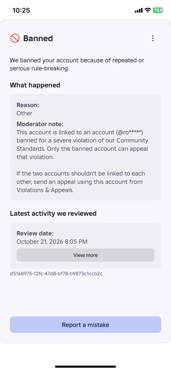TarrIsCool's tweet photo. ATTENTION if anyone shares this same Roblox enforcement ban (same date and email) please post them in the reply’s or DMs as im adding them all to a doc when Roblox responds to my midr https://t.co/BhKvu4lQIQ