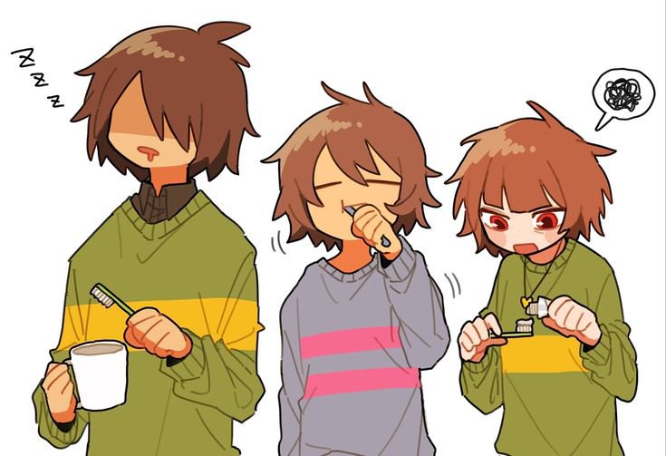 MixSamix999's tweet photo. KFC’s morning routine #deltarune #undertale https://t.co/5GhTwxNuWL