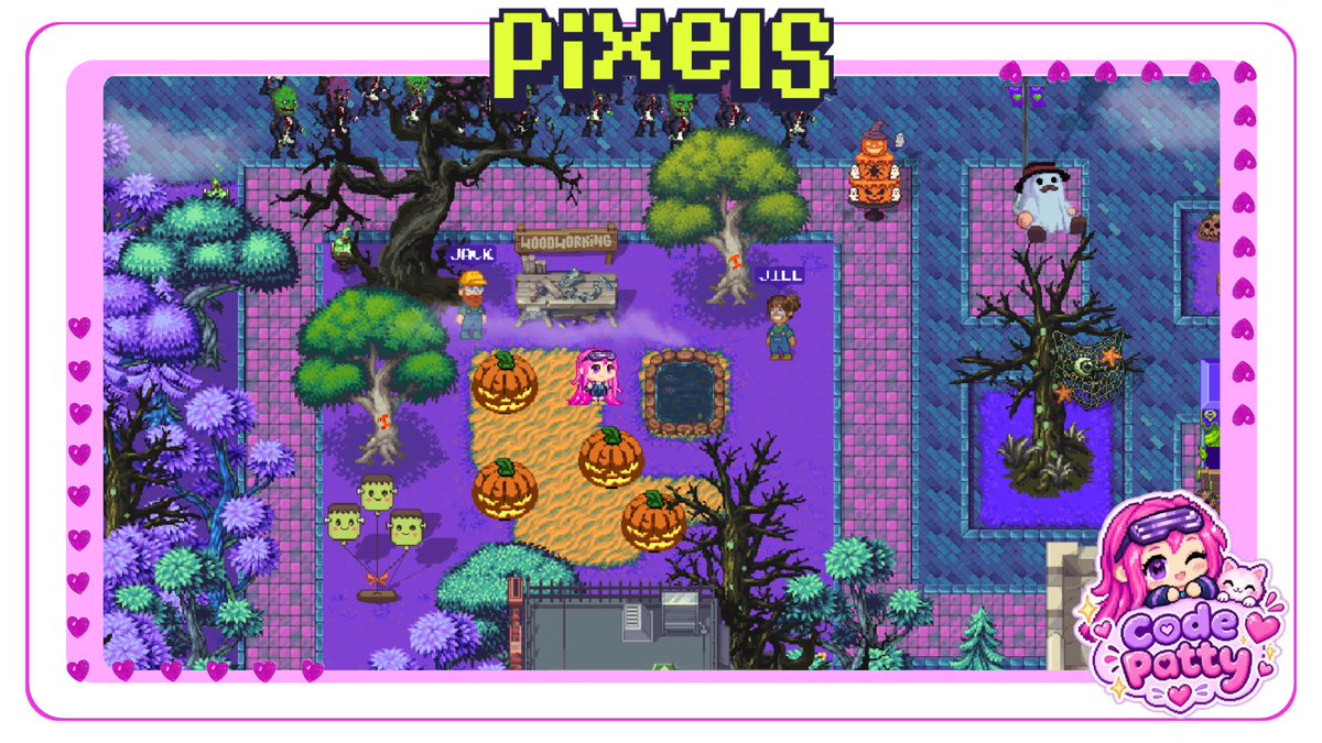 Patty_GamerNFT's tweet photo. E o mais lindo é ver como cada detalhe deixa Terra Villa ainda mais mágica!🦇💜

Entre sustos fofinhos e uma decoração cheia de personalidade, esse Halloween está um verdadeiro encanto!🩷👻

Quem mais está apaixonado por essa vibe assustadoramente fofa?🎃😍

🧵 2/2
#RoninCreator https://t.co/yYJXbRlK92