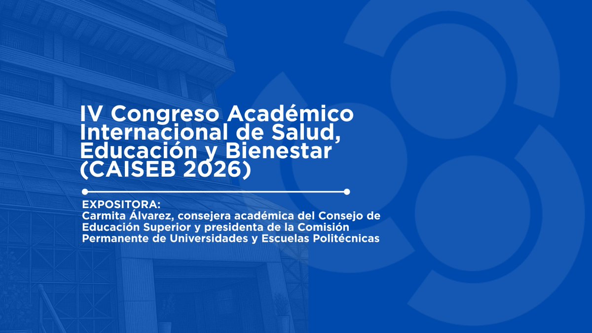 ces_ec's tweet photo. #EventosCES | En el marco del IV Congreso Académico Internacional de Salud, Educación y Bienestar (#CAISEB2026), Carmita Álvarez, consejera académica del CES, participa en el foro: “Transformación digital e inteligencia artificial como herramientas para el desarrollo local y la armonización social”.

➡️Este espacio propicia el diálogo, el intercambio de conocimientos y la reflexión sobre el papel de la transformación digital y la inteligencia artificial en el desarrollo local, así como su contribución a la construcción de sociedades más equitativas, inclusivas y sostenibles.