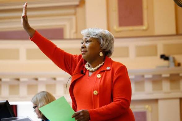 Milajoy's tweet photo. One of the most powerful Democrats in Virginia just turned herself in to the FEDS.

State Sen. Louise Lucas, 82. 

Racketeering. 

Money laundering. 

Marijuana conspiracy.

On an intercepted call, she allegedly said: "I've gotten too old to not be greedy."

Lock her up. https://t.co/64pooe1H10