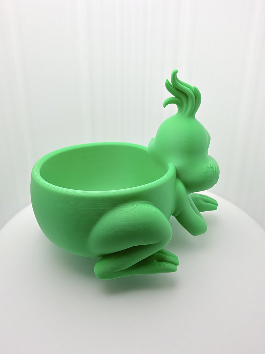 NeonNozzle3D's tweet photo. 🌲🌲Grinch Bowl 
#Grinch #Christmas #3DPrinter 

https://t.co/JFsTofF36k https://t.co/TMel21GSnJ