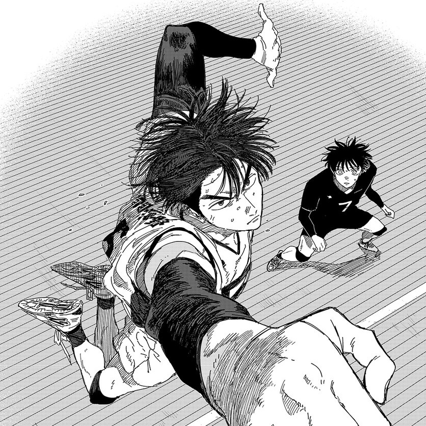 KMANGA_KODANSHA's tweet photo. Momota and Gaku in action! https://t.co/FGBCmrXvLa