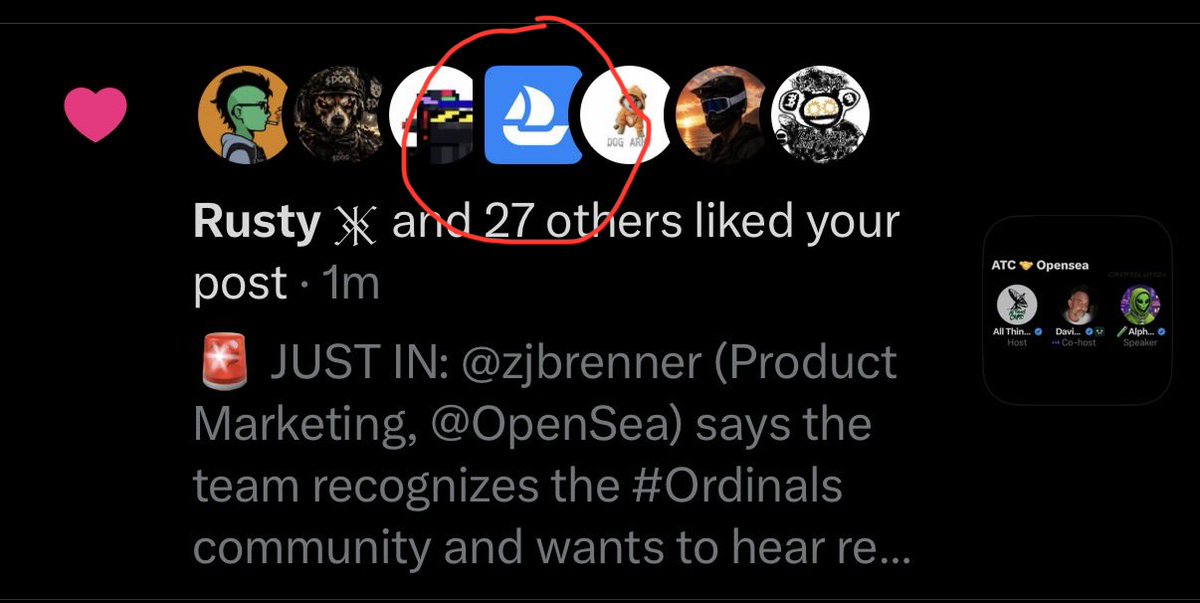 cryptolution101's tweet photo. I approve of this.

@OpenSea is paying attention to #Ordinals and should add support for #Runes as well. https://t.co/RJoYtKw173