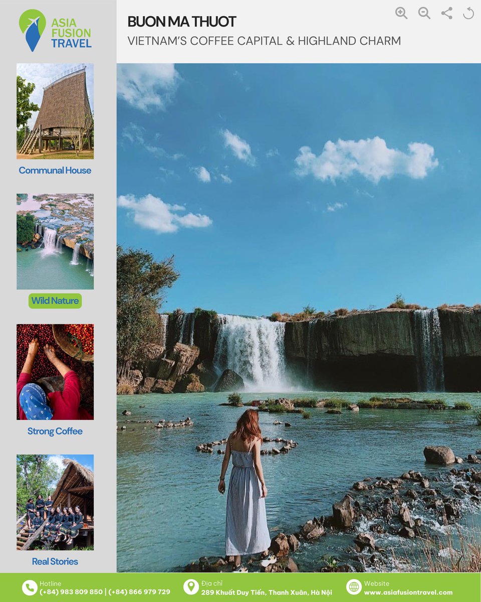 nicckbeautiful's tweet photo. Buon Ma Thuot, Vietnam’s coffee capital, blends powerful waterfalls, Central Highlands culture, world-class robusta, and cool, peaceful landscapes. Discover local villages, coffee farms, and nature that still feels wild. https://t.co/GfqH4tBxe2