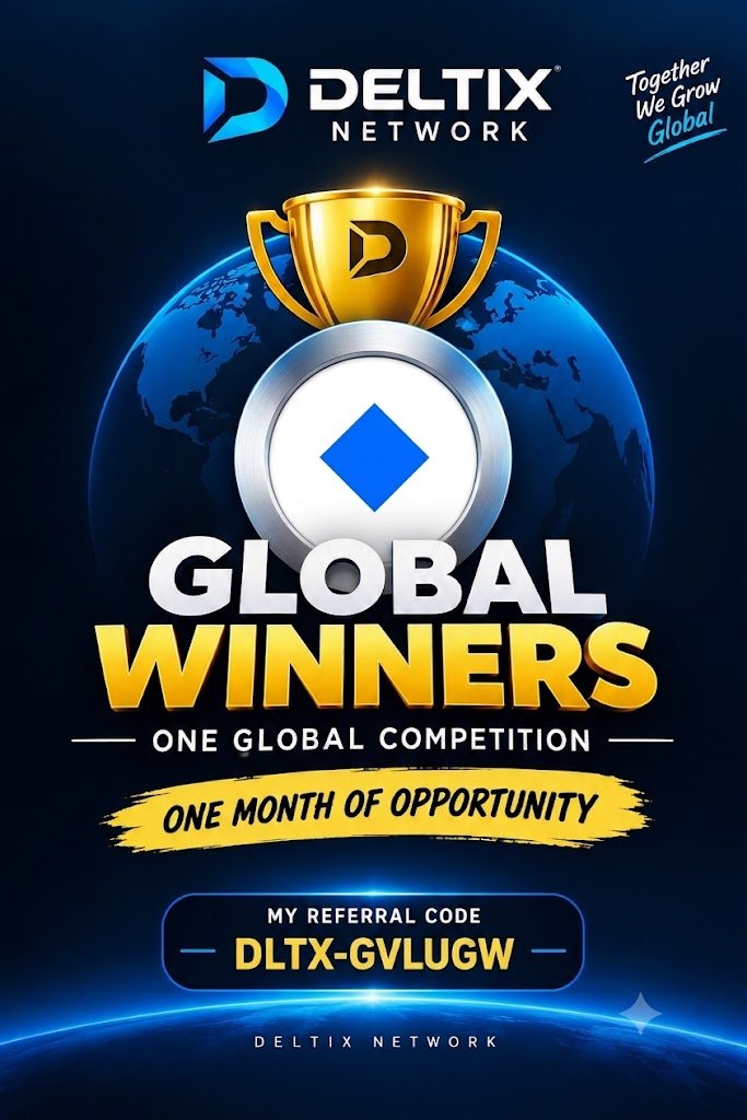 Shahruk50140978's tweet photo. ### 🚀 One Month of Opportunity! 🚀

Only **50 Global Winners** will rise in the ultimate **Deltix Network Global Competition**.

#### 👉 **DLTX-GVLUGW*

#DeltixNetwork #GlobalCompetition #CryptoRewards #BeAIAWInner #CryptoOpportunity #Bitcoin #Ethereum https://t.co/gUoqPcJ75m