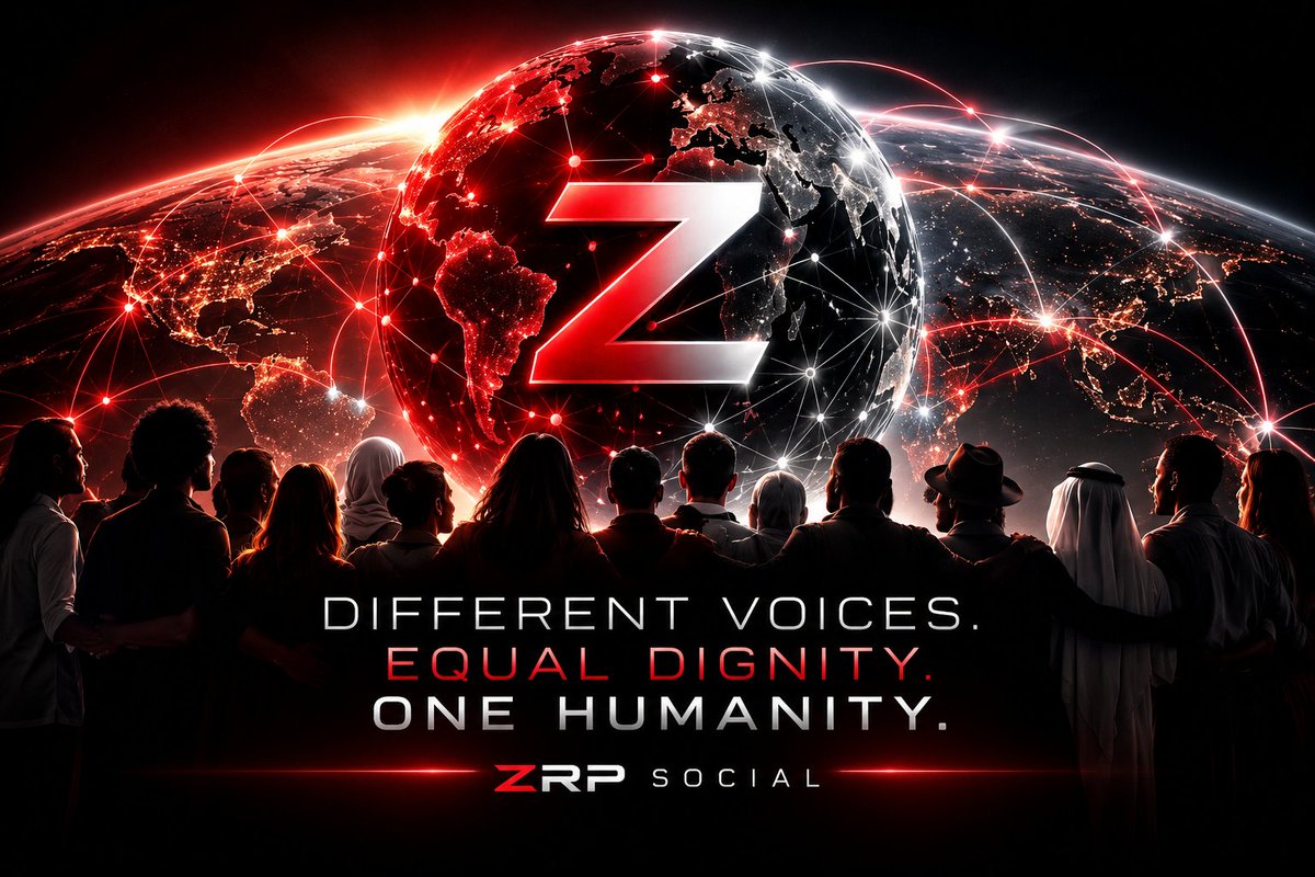 0xLeonidasSpart's tweet photo. ZRP SOCIAL -  A MESSAGE TO HUMANITY

One day, the platforms we use today may disappear. The technologies we admire will become history. The names of the biggest companies in the world may one day be forgotten.

But how we treated one another should never be forgotten.

We believe the internet was meant to bring humanity closer, not turn people against each other. It was meant to give everyone a voice, not make some people feel invisible. It was meant to create opportunities, not convince the world that a person's value is measured by followers, wealth, fame, or power.

At ZRP Social, we stand for a simple principle:

No human being is born superior to another. No follower count makes one person more valuable than another. And no amount of power gives anyone the right to take away another person's dignity.

Follow one another with sincerity. Treat strangers with respect. Protect people's privacy. Speak with courage, but never forget your humanity.

We do not want to build a world where everyone follows ZRP.

We want to help build a world where people remember why they joined.

Because the greatest success of a social network will never be the number of people it connects. It will be the difference those people make in one another's lives.

If ZRP Social becomes a part of history, let it be remembered not simply for the technology we built, but for the values we refused to abandon.

Let future generations look back and say that, in an age when the world was fighting for attention, someone chose to fight for respect.

In an age when data became power, someone remembered the person behind the data.

And in an age when people were reduced to numbers, someone reminded the world that every human life has value.

We are not here to teach the world how to follow. We are here to remind the world how to stand together.

The future belongs to technology.

But the meaning of that future belongs to humanity.

ZRP SOCIAL

Different voices. Equal dignity. One humanity.

Let this be bigger than a platform. Let it be a principle worth passing on.

#ZRPSocial #OneHumanity #EqualDignity #DigitalFuture #Respect