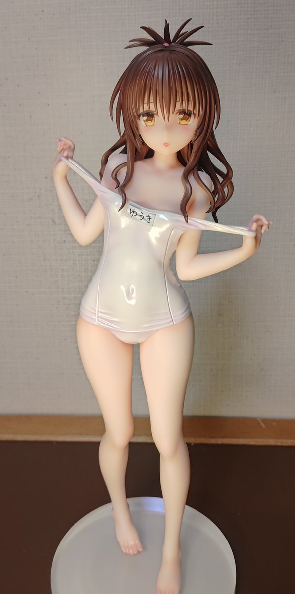 PSO2_neondam's tweet photo. ユニオンクリエイティブ製の白スク水美柑が届いたので開封マン🙂
実物がとにかく可愛さの化身だしデカいし(40cm超え)で最強に見える。

フィギュアーツの草加と並べてみたけど一目でその大きさに圧倒されちゃうわ https://t.co/FCXD4McapO