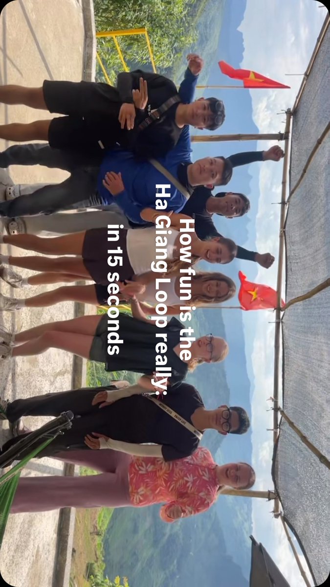 Vodkah28's tweet photo. How fun is the Ha Giang Loop? Find out in 15 seconds. A 3-day tour packed with incredible views, amazing memories, and unforgettable moments you won’t want to miss. https://t.co/fHF73VxUPU