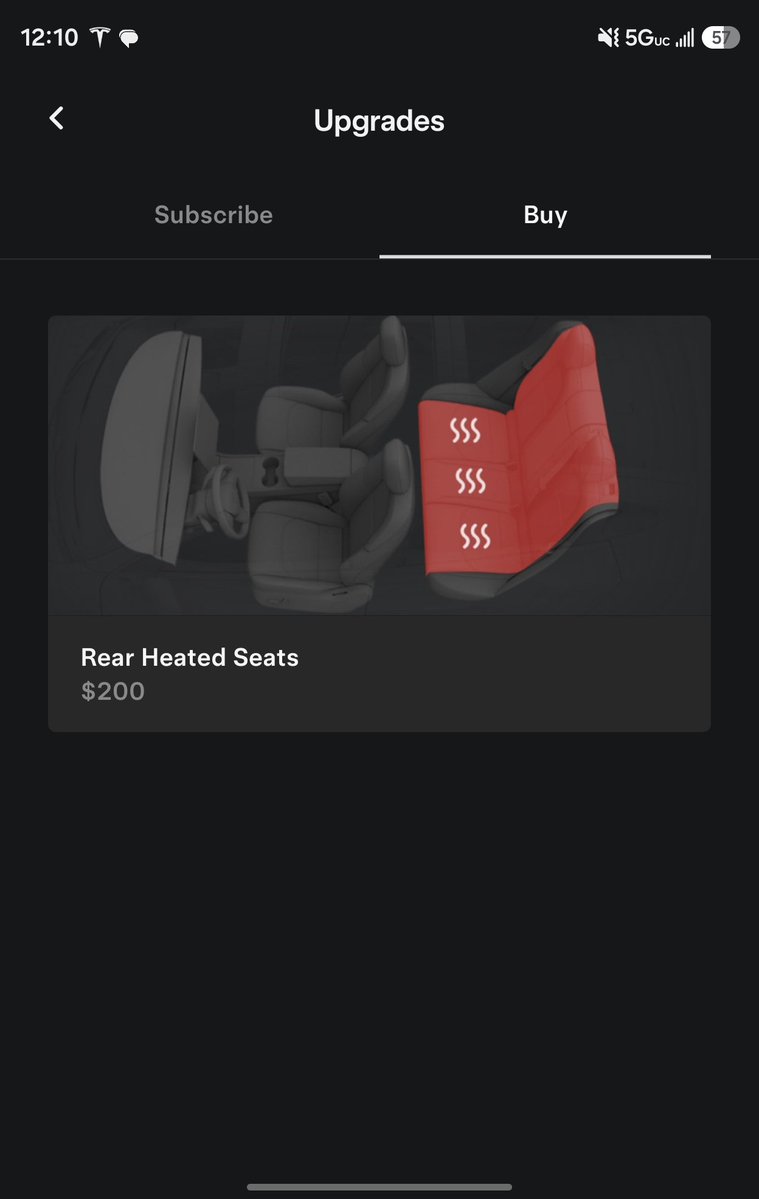 TexasTSLA's tweet photo. Subscribe to heated seats? 👀
"You will own nothing and be happy" https://t.co/OTmYRoN01z