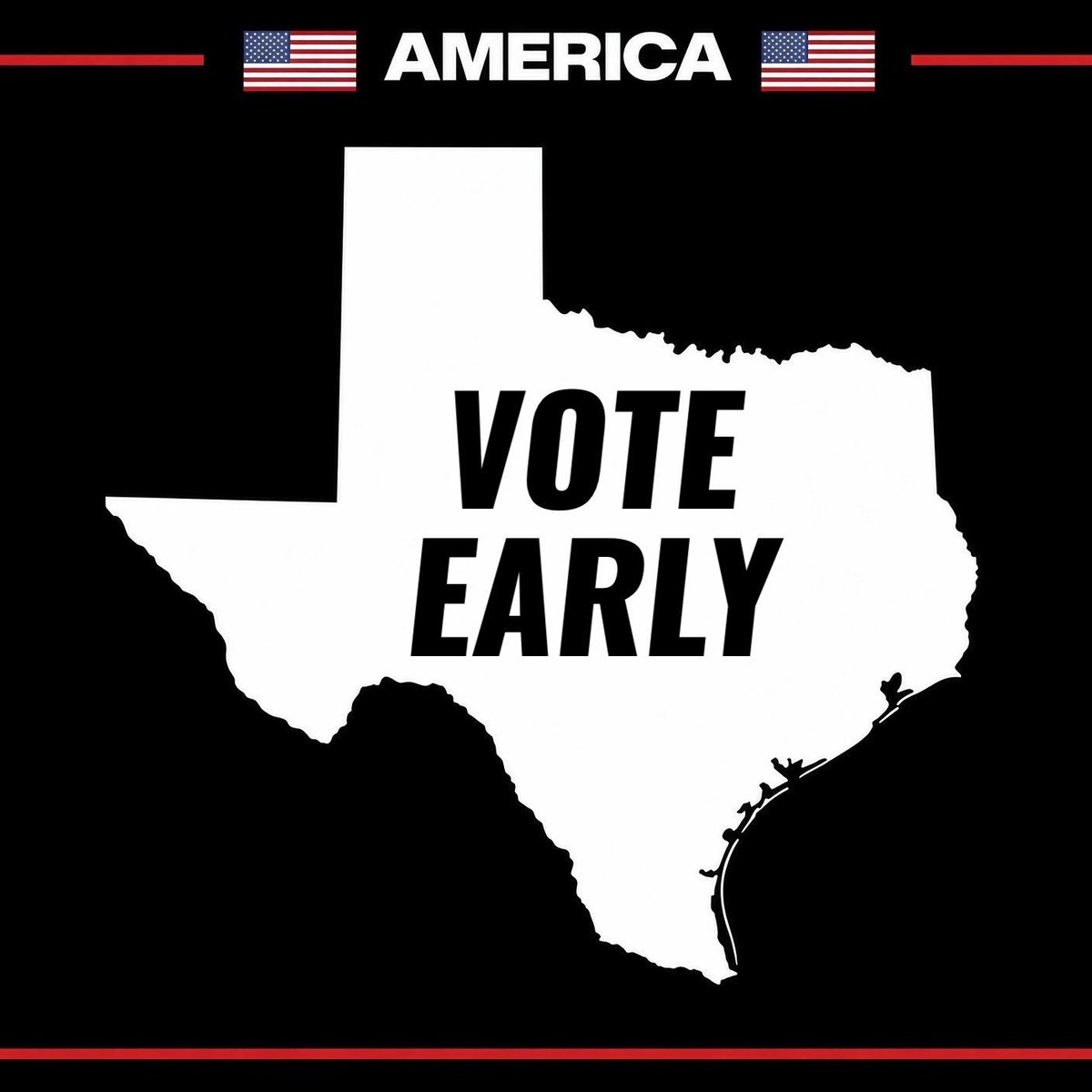 america's tweet photo. Texas, Get out And Vote EARLY for Republicans 

https://t.co/KwVDtLnKOk https://t.co/50K6wGequP
