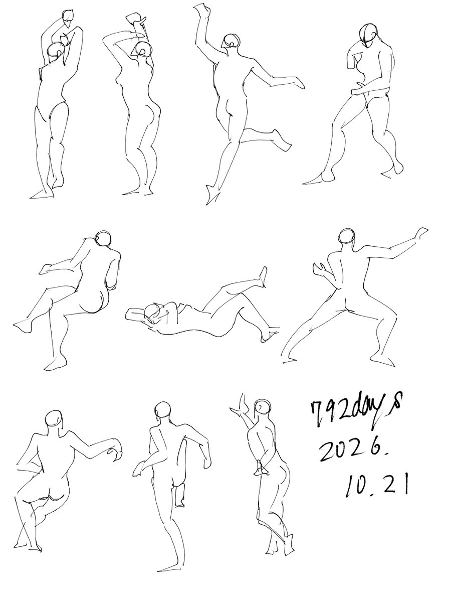 nekoyoshi_fox's tweet photo. 30秒ドローイング(792日目)
#posemaniacs @posemaniacsより
#日々描く  #イラスト練習中 https://t.co/8s0jLakSUG