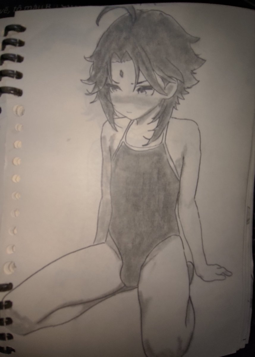Kiyoshi3812's tweet photo. Xiao swimsuit~
#GenshinImpact #art #xiao #smallartist #drawing https://t.co/mWiNZeCT0K