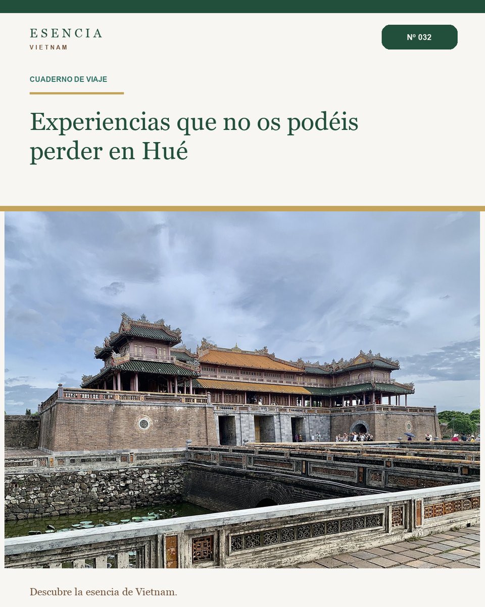 EmilirKClineLkS's tweet photo. Hué se disfruta sin prisas: Ciudad Imperial, una tumba real, el río Perfume y la pagoda Thien Mu. Reservad tiempo para su cocina: bún bò Huế, bánh bèo y bánh khoái. Con dos días, descubriréis su lado más tranquilo. https://t.co/a90TH6qD7R