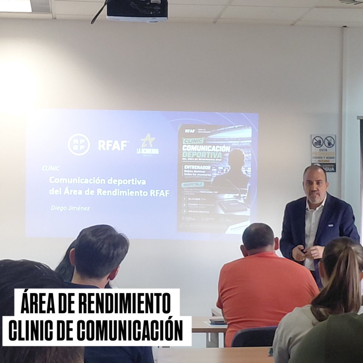cedifa's tweet photo. CLINIC DE COMUNICACIÓN | #AreaDeRendimiento 

Ponencia de @djperiodista sobre la comunicación en @RFAF

Mentoría siguiendo las directrices del #AreaDeRendimiento desde el estudio de tele

GRUPOS REDUCIDOS |

#AreaDeRendimiento | @rfaf https://t.co/Af1e2wodDY
