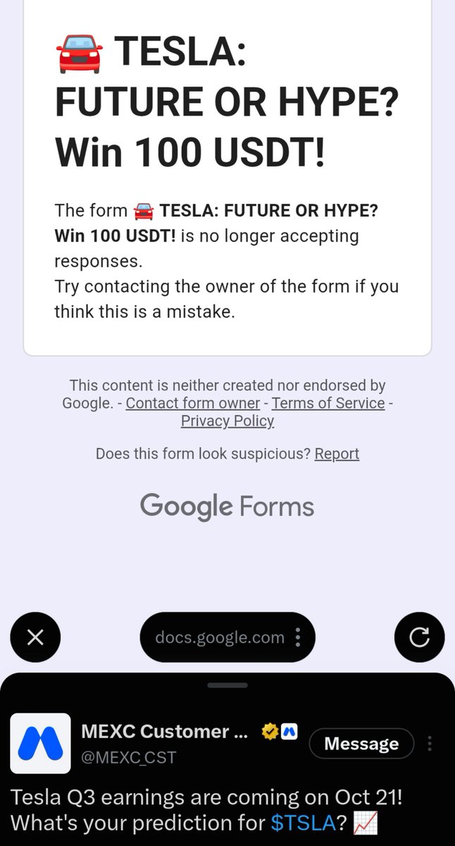 rusaccy's tweet photo. @MEXC_CST Hi @MEXC_CST I'm  Submitted my answer, @MEXC_CST fam! 💙 

#MEXC  #Giveaway #Crypto #Trade #Tesla

🚀 LAUNCH – Bullish! Tesla’s innovation in EVs and AI gives it strong potential for the future. I believe it’s more than just hype! 🔥

uid : 46997724 https://t.co/u3T1zjIw5Z