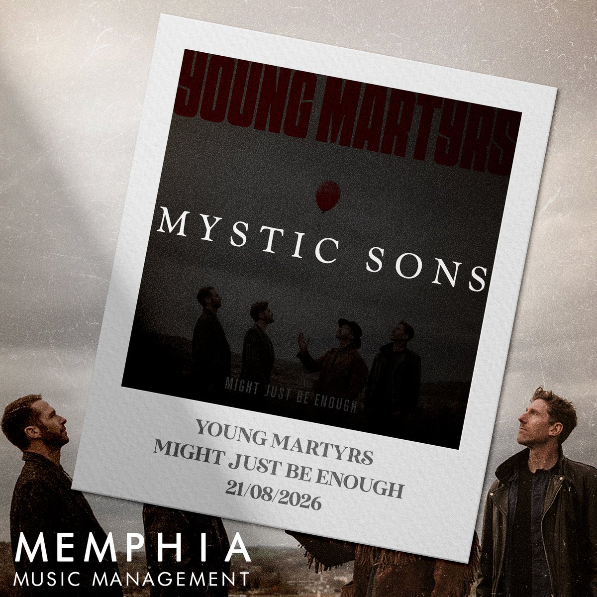 MemphiaMM's tweet photo. "Across its 10 tracks they explore love, grief, mental health and perseverance while allowing those themes to mirror their own position as a band still striving for something bigger."

Thank you @MysticSons for this lovely review of @YMartyrs new album.🖤

https://t.co/3yUKL6oIoI https://t.co/1whAN0N7F3