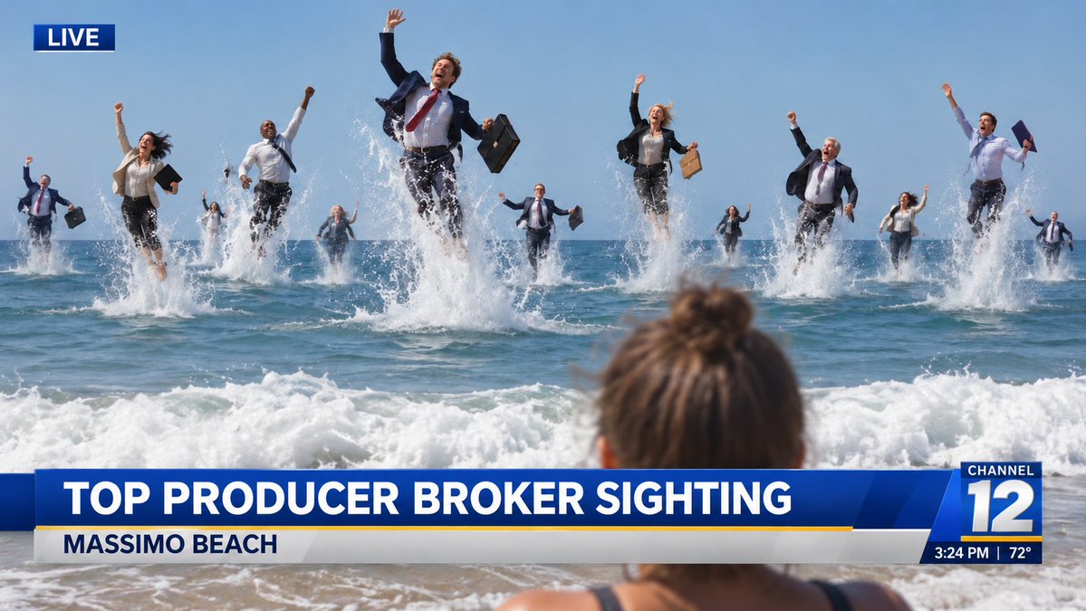 MassimoGroup's tweet photo. BREAKING NEWS: Top Producer Broker Sighting at Massimo Beach!

Seeing that image of a great white shark breach the ocean a few days ago was pretty special. It's rare, unexpected, and something most people will never witness in their lifetime.

But seeing a commercial real estate broker go from average production to becoming a recognized market authority and top producer?

Well, that's becoming a pretty common sight around here at Massimo.

And it's something we've had the privilege of witnessing for almost 20 years.

We've watched brokers who were struggling to generate consistent opportunities build predictable pipelines.

We've watched brokers who were working 60+ hours a week learn how to generate significantly more income in less time.

We've watched brokers who were virtually unknown in their markets become the go-to advisors in their specialties.

And perhaps most rewarding, we've watched these same brokers build businesses and lives they once thought were out of reach.

After nearly two decades of coaching commercial real estate brokers, I can tell you that watching someone transform their business never gets old.

And while a great white shark breaching might be a once-in-a-lifetime sighting, we're working hard to make top producer sightings a whole lot more common.

The question is, will you be the next sighting?