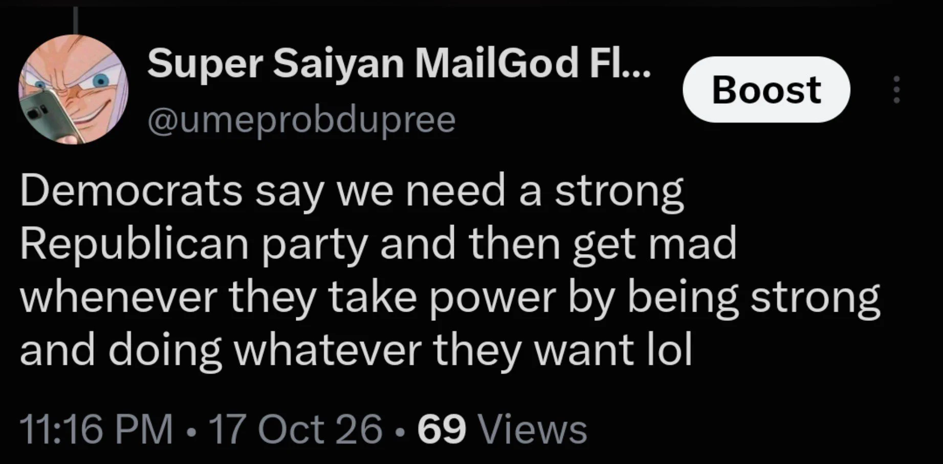Super Saiyan MailGod Flow on X / X