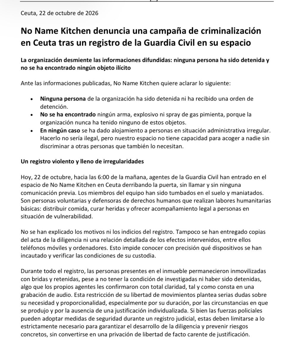 alemvelasco_'s tweet photo. Sigue siendo un bulo. Y tú sigues siendo un mentiroso. Y un racista de mierda.

No han encontrado nada y no han detenido a NADIE de No Name Kitchen. https://t.co/lFSZ7k3pnO