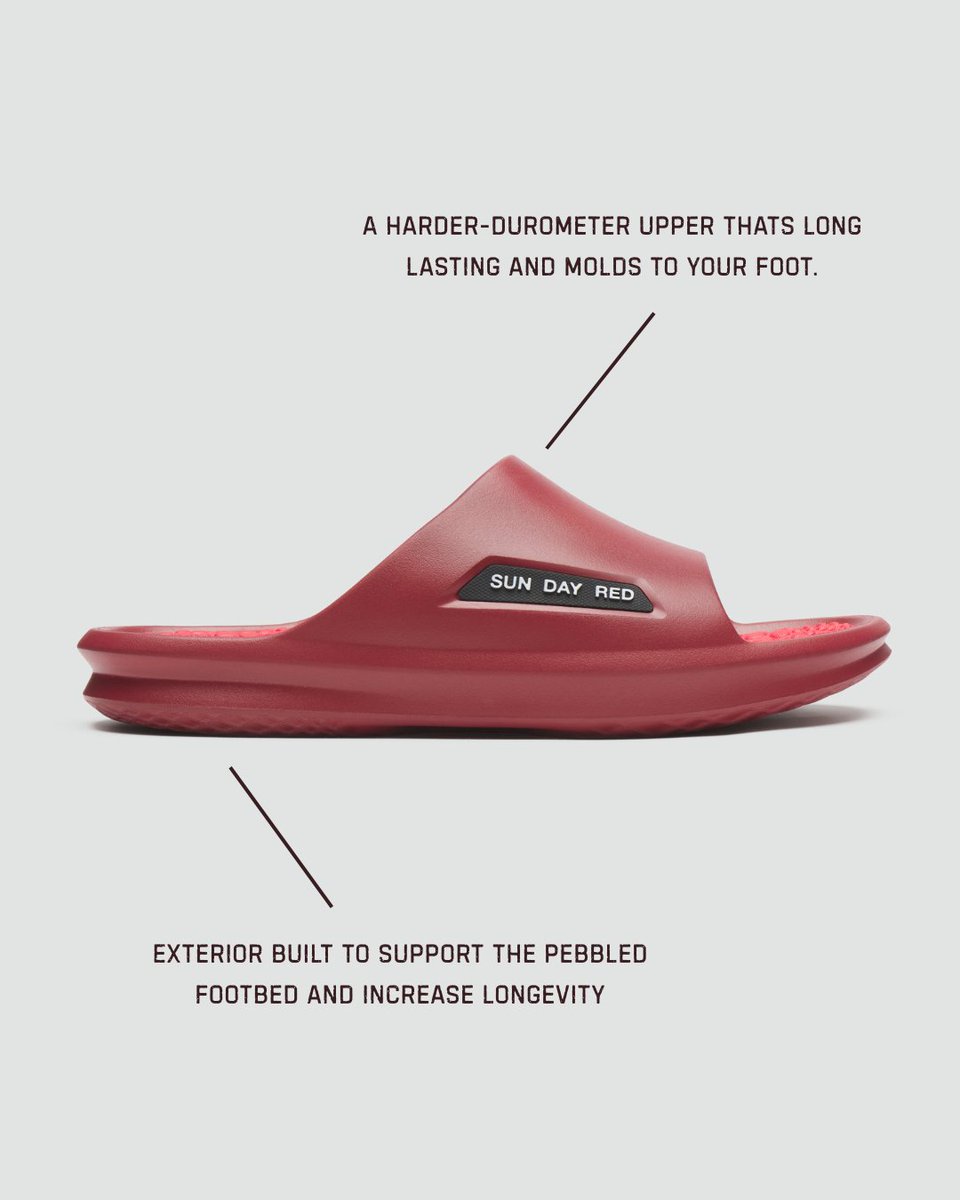 SunDayRed's tweet photo. Engineered for recovery. Designed for every step. Available now on https://t.co/YyKkVEsRVN. https://t.co/Z6PgmyEkkT