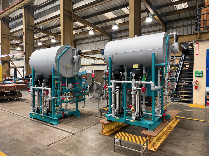 SteamNow's tweet photo. What's happening in the shop at Nationwide Boiler? Our Fremont team is busy with boiler equipment maintenance, preparation, and rental fleet projects, helping ensure reliable boiler equipment is ready to support customer needs. #RentalBoilers #IndustrialBoilers #BoilerShop https://t.co/HxcpQyEXvS