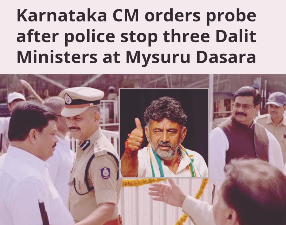 SurajKrBauddh's tweet photo. Even if Dalits become ministers in Brahmin led parties, no one extends them respect when it comes to Hindu temples or rituals.

How can these ministers tolerate this? https://t.co/hXFJLse5Ty