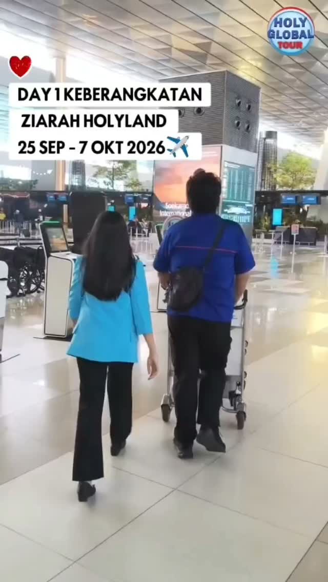 fb_yaprak's tweet photo. Hari 1 keberangkatan Ziarah Holyland 25 Sep–7 Okt 2026. Dari check-in hingga briefing dan doa bersama, semua berjalan lancar. Selamat tinggal Indonesia, Holyland kami datang! https://t.co/rHk4Dp175w