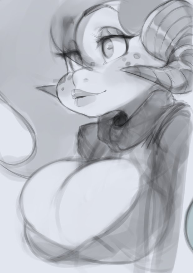 Himiska's tweet photo. I don't believe there's a single set of characters over the many, many years that I drew as often than I have with Vim's characters.

What a crazy obsession. https://t.co/Zzq2JXEfIu