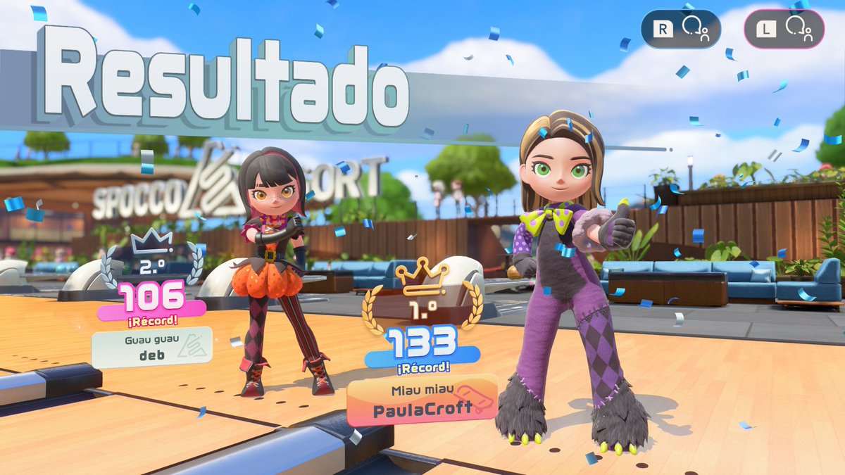 paula_croft_'s tweet photo. Primeras partidas y victorias 😎✨️ 
#NintendoSwitchSportsResort https://t.co/Aj9sbyDdjI