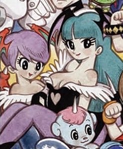 dailymorrigan's tweet photo. official art of morrigan &amp; lilith from the capcom x osamu tezuka characters collab https://t.co/SuBALOmoZR