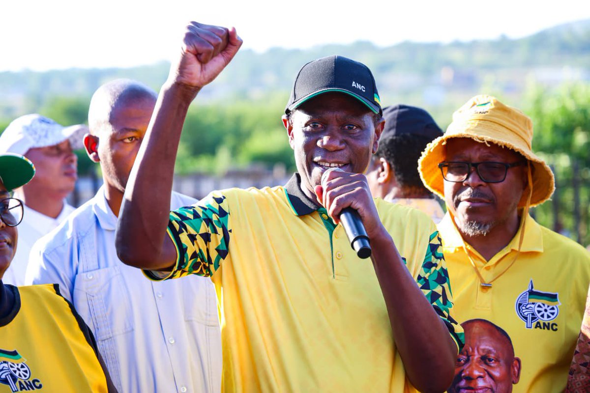 PMashatile's tweet photo. The ANC remains a broad church for all South Africans. 

This afternoon, I was in Atteridgeville. I engaged with community members and encouraged them to vote for the ANC on the 4th of November 2026. 

I also addressed volunteers at New Jerusalem and Paradise sports ground, Ward 7; thanking them for their continuous support for the oldest liberation movement. 

#VoteANC2026 
#VoteANC
#LGE2026
#LetsBuildBetterCommunities