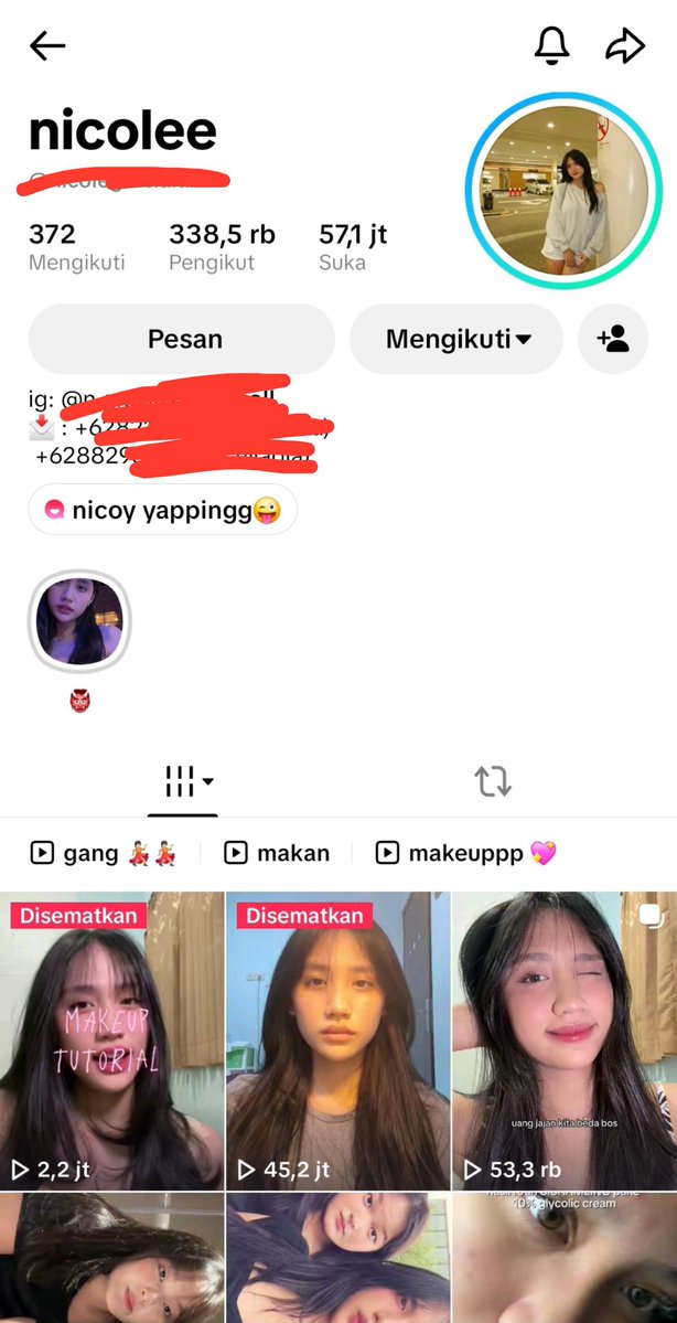 fleurhyyu's tweet photo. Nicolee viral padahal masih sma 🥵 https://t.co/KYZ2MBTSsV