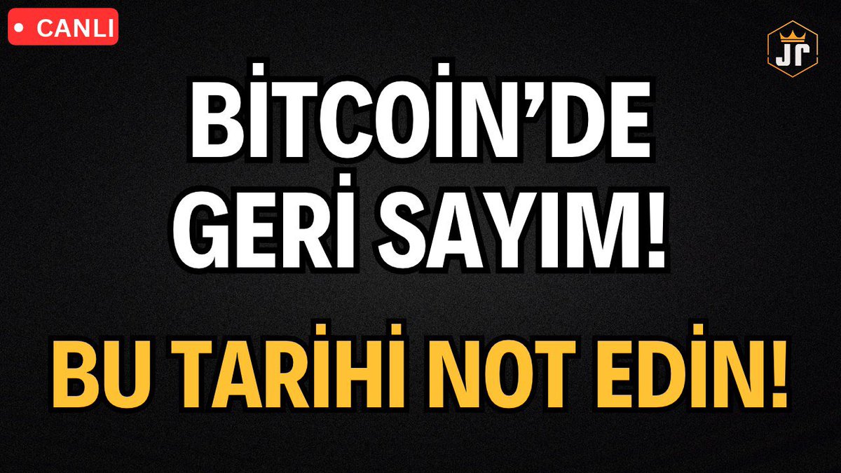 JrKripto_com's tweet photo. 🚨YouTube‘da Canlı Yayın Başladı!

BİTCOİN’DE GERİ SAYIM!

BU TARİHİ NOT EDİN!

BÜYÜK SÜRPRİZ YOLDA!

Canlı Yayın Linki👇👇👇

https://t.co/TROZ5sQKny https://t.co/8PN9F9LJFq