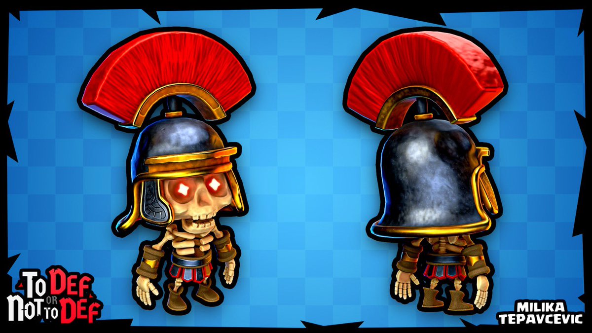 MilikaTepa's tweet photo. Another little sneak peek from my collaboration with the developer behind @ToDeforNotToDef 

This time, it’s one of the characters, sculpted in high poly and baked down onto mid-poly geometry for the final asset.

I pushed the style slightly toward the visual language I’ve been developing with JunkTrunk, while still keeping it grounded in the game’s world.