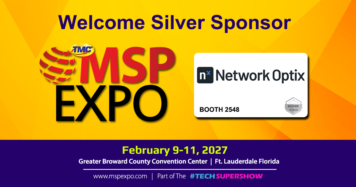 tmcnet's tweet photo. 🎥 Video as a managed service = another recurring revenue opportunity

Network Optix is bringing intelligent video, AI analytics and its Nx Witness platform to #MSPExpo 2027 as a first-time Silver Sponsor. 

Meet them at Booth 2548.

https://t.co/d7jxTaf7Y9

@networkoptix https://t.co/IW63jw9JIU