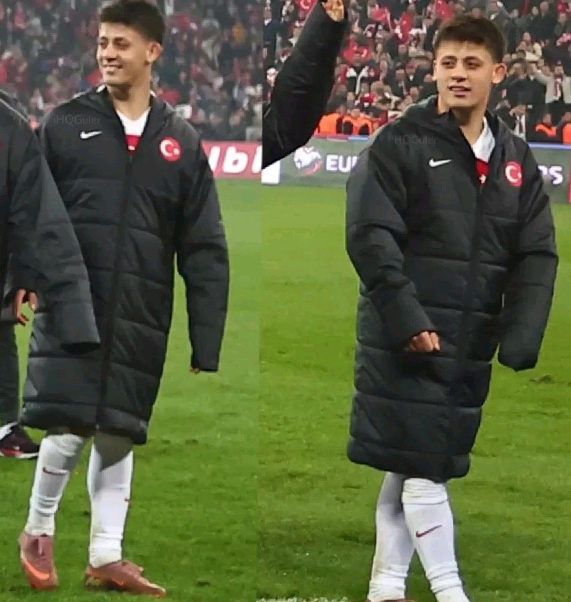 xiaowang__'s tweet photo. Arda in his oversized national team coat 🥹 https://t.co/8iyL80g5TM
