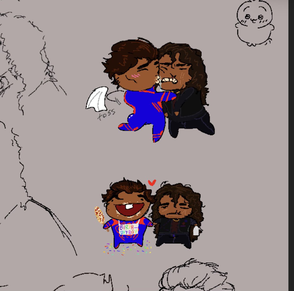 VAL_grumbles's tweet photo. My cutie patooties
#miguelohara #spiderman2099 #ocxcanon #atsv https://t.co/KCgBaeZJaD