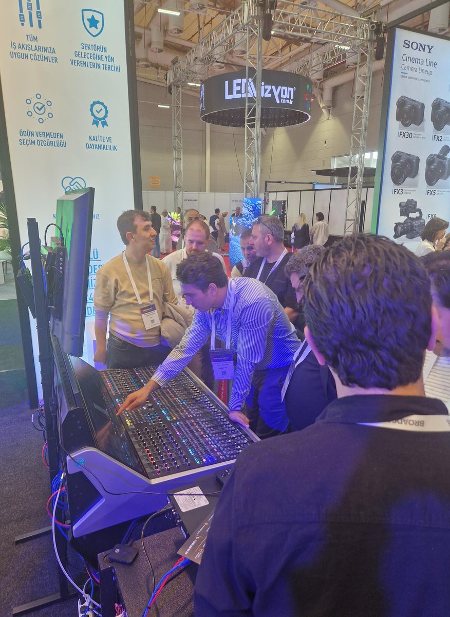 calrecaudio's tweet photo. Live from #BroadcastEX Turkey 2026 in Istanbul! πΉπ·
Join #Calrec and our Turkish partner @asimetriksesis on stand B134 to see Argo S, Argo M, Type R, Type RT and Apex M6, plus True Control 2.0 in action.
Meet Graham Murray and explore the future of flexible #BroadcastAudio. https://t.co/vGSt9mXeCy