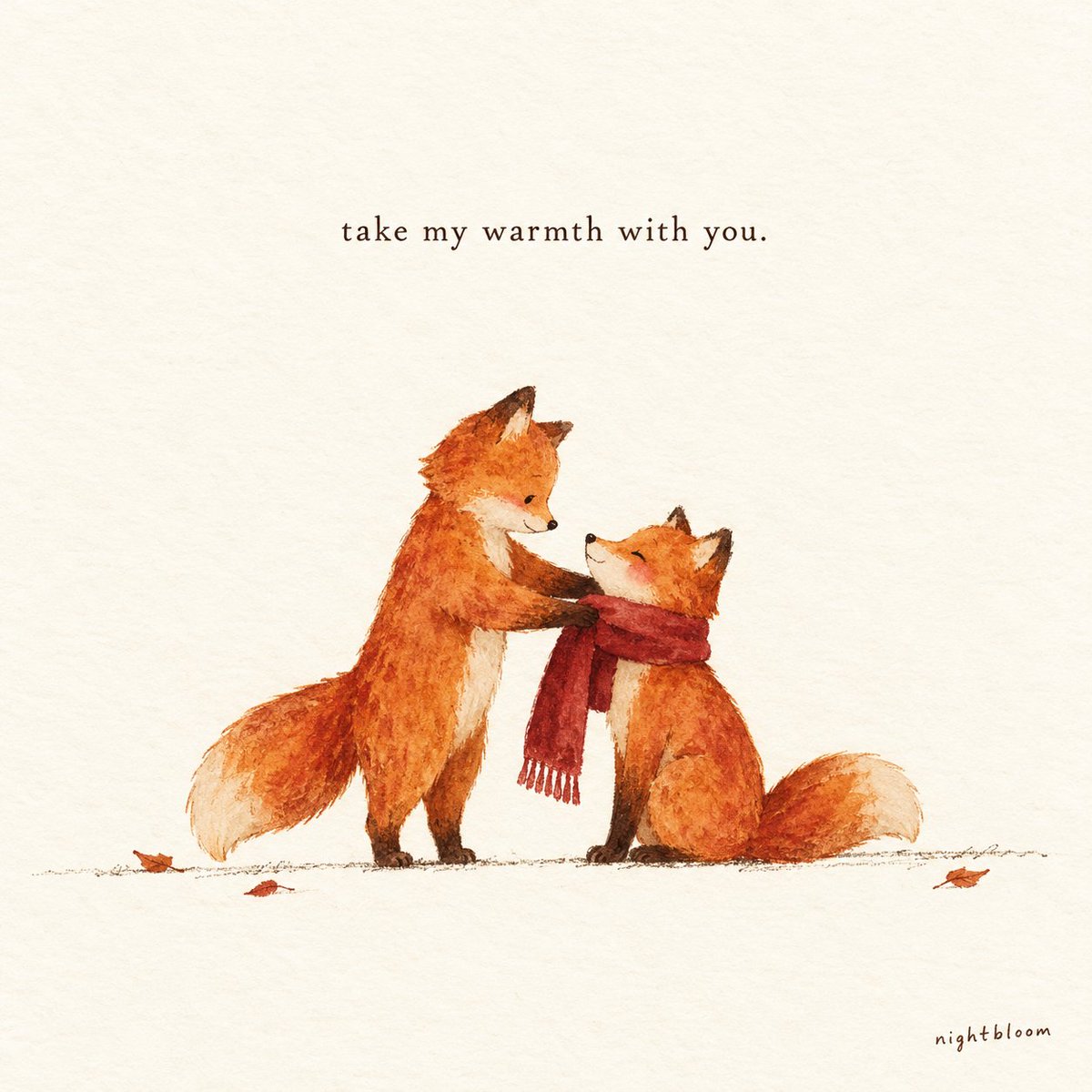 Nightbloomc's tweet photo. take my warmth with you. https://t.co/EEVPylPniw