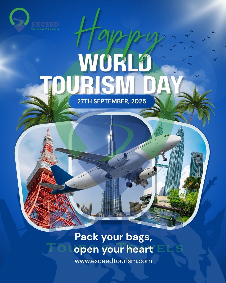 jeffersonyoga07's tweet photo. Every journey tells a story. Every destination leaves a memory. Happy World Tourism Day! https://t.co/9eRNOf1A4X