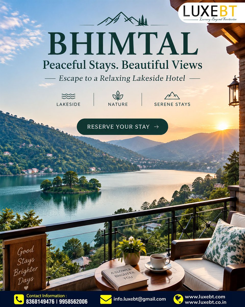 fruitjuiceking's tweet photo. Peaceful stays and beautiful views in Bhimtal. Unwind by the lake, surrounded by nature and breathtaking hills. Perfect for couples, families, and weekend getaways. Reserve your stay today: 8368149476 | 9958562006 https://t.co/1Z1nzzlF1E