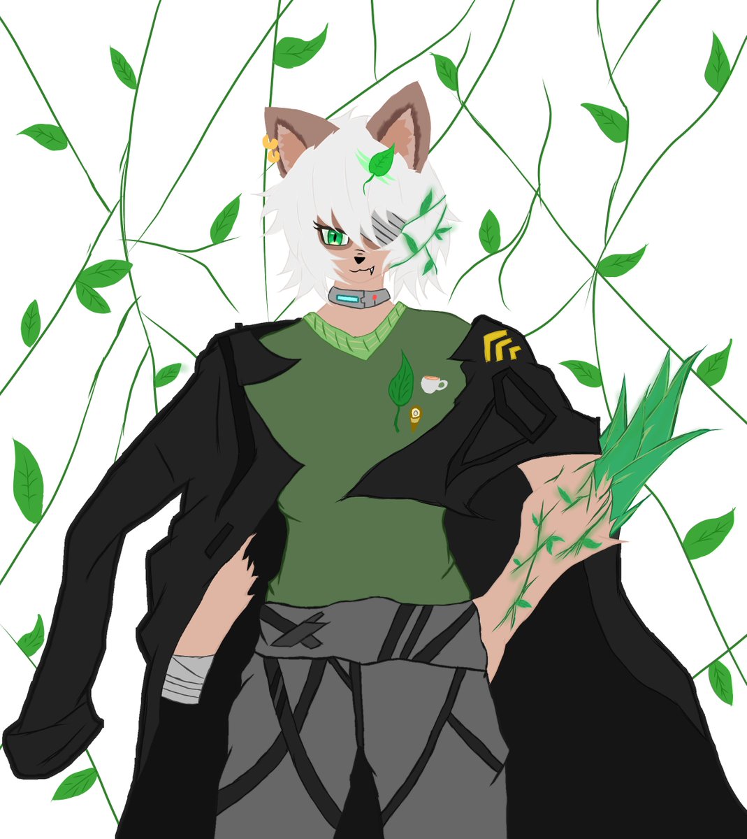 MngkhlRng's tweet photo. #ななもこアート  I drew Mokomo to look cool and elegant. https://t.co/Qo97s32JR3