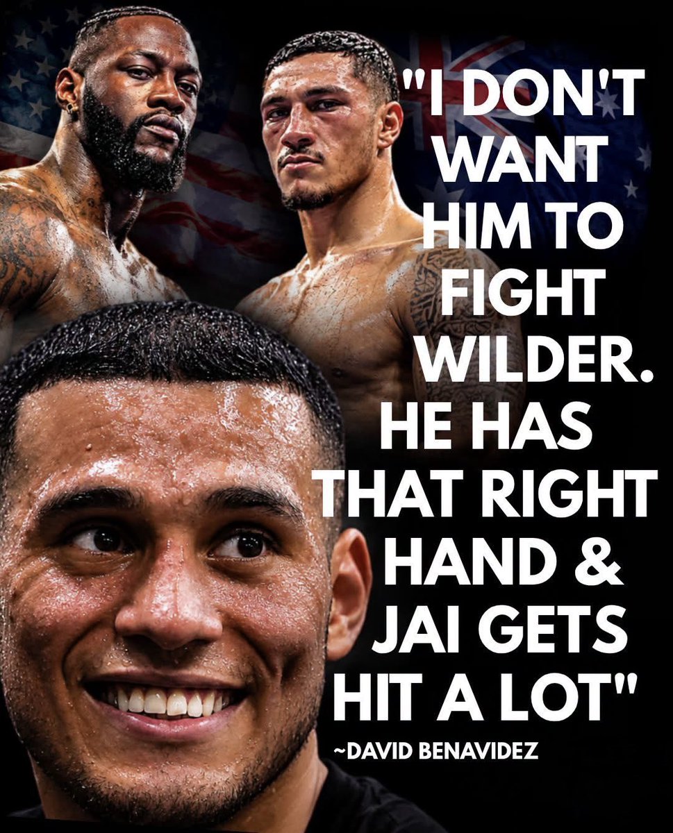 BoxingROKus's tweet photo. Damn! Does #DavidBenavidez think #JaiOpetaia gets KO by #BronzeBomber https://t.co/lXGrf078yz