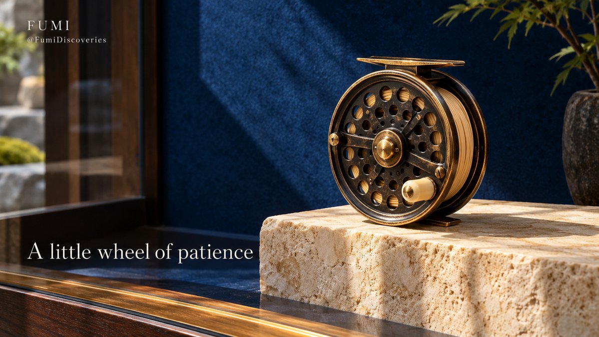 FumiDiscoveries's tweet photo. 🎣

A vintage fishing reel can draw you into a world of detail.

Imagine finding one in a specialist shop in Japan: the curved handle, the worn metal and line wound neatly inside. A useful object can invite curiosity long before it returns to the water.

#FumiJapan https://t.co/G0UWcA2WSn