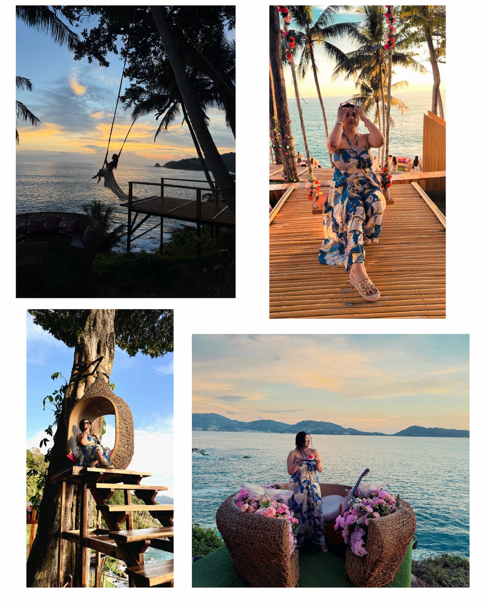 yeimiyuritzi's tweet photo. Cafe Phuket Viewpoint delivered breathtaking hilltop views of the Andaman Sea and an unforgettable sunset. Outfit by @buckle. it. upp https://t.co/5VY3v3NZ9a