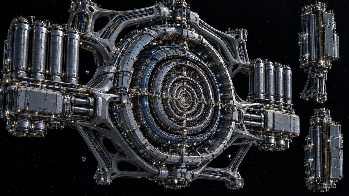 build4growthsv's tweet photo. Working on 2067, my sci-fi series — testing a few takes on the Jupiter collection rig and the forge structures around it.

#AIFilm #Genflick

Made and shared on https://t.co/ZZldMyspGz https://t.co/RF0ZcZppck