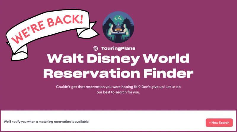 TouringPlans's tweet photo. ICYMI:New post: Reservation Finder Returns – Locate Disney Dining Availability for Free https://t.co/MvPGgBxqiy https://t.co/qS2Vb4Ez2U